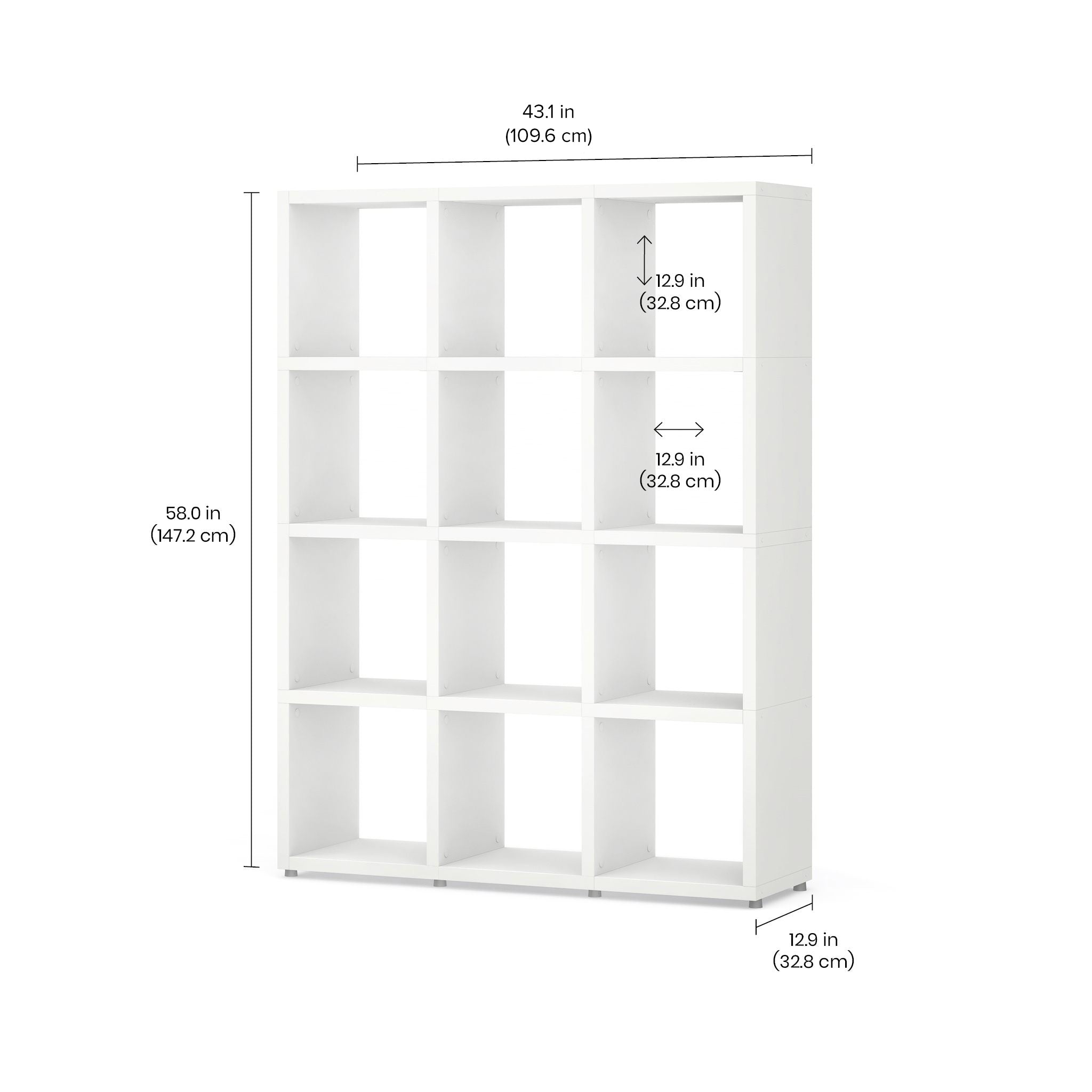 BOON Cube Storage Shelf Square 4x5