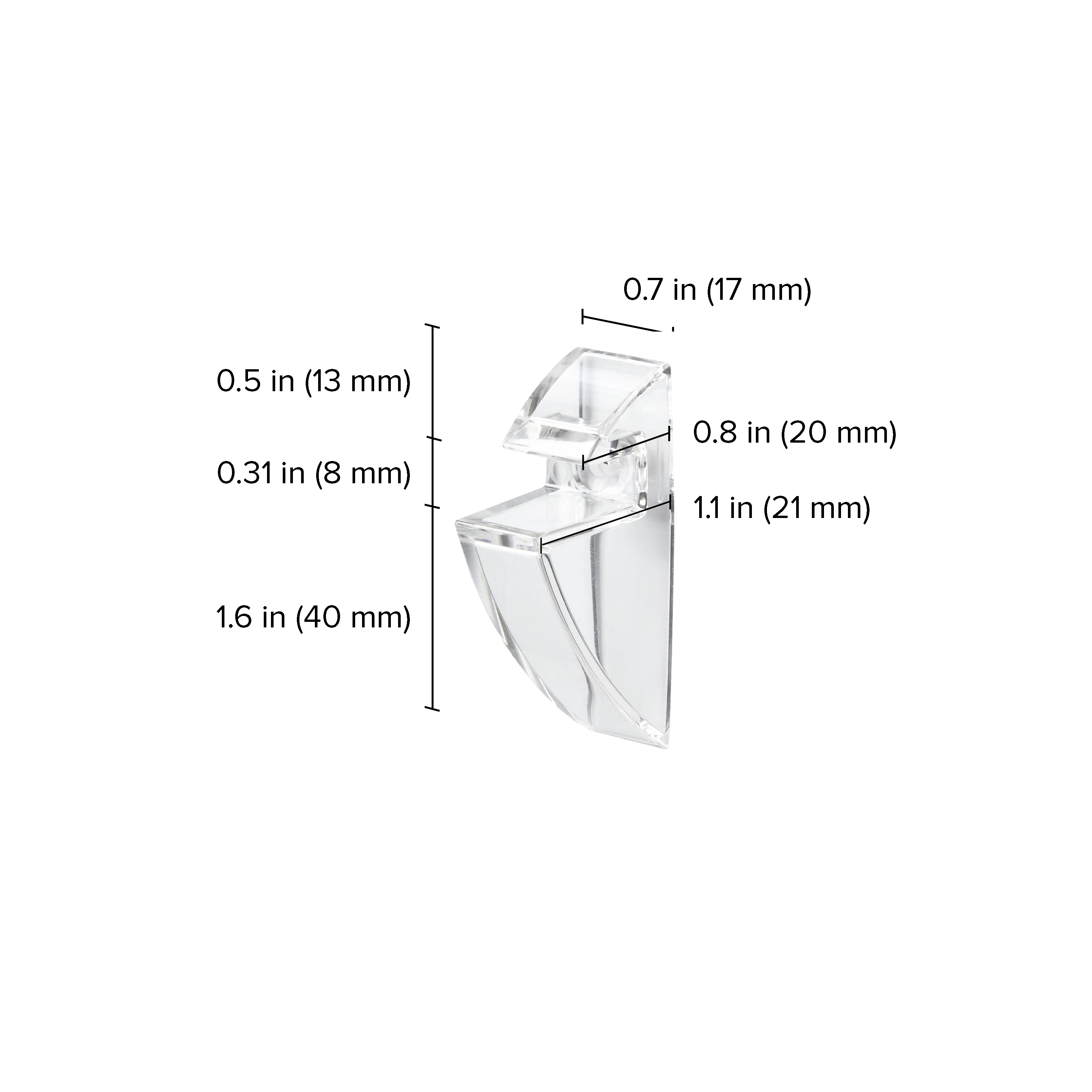 CLIP Support Set Glass Shelf & Co.