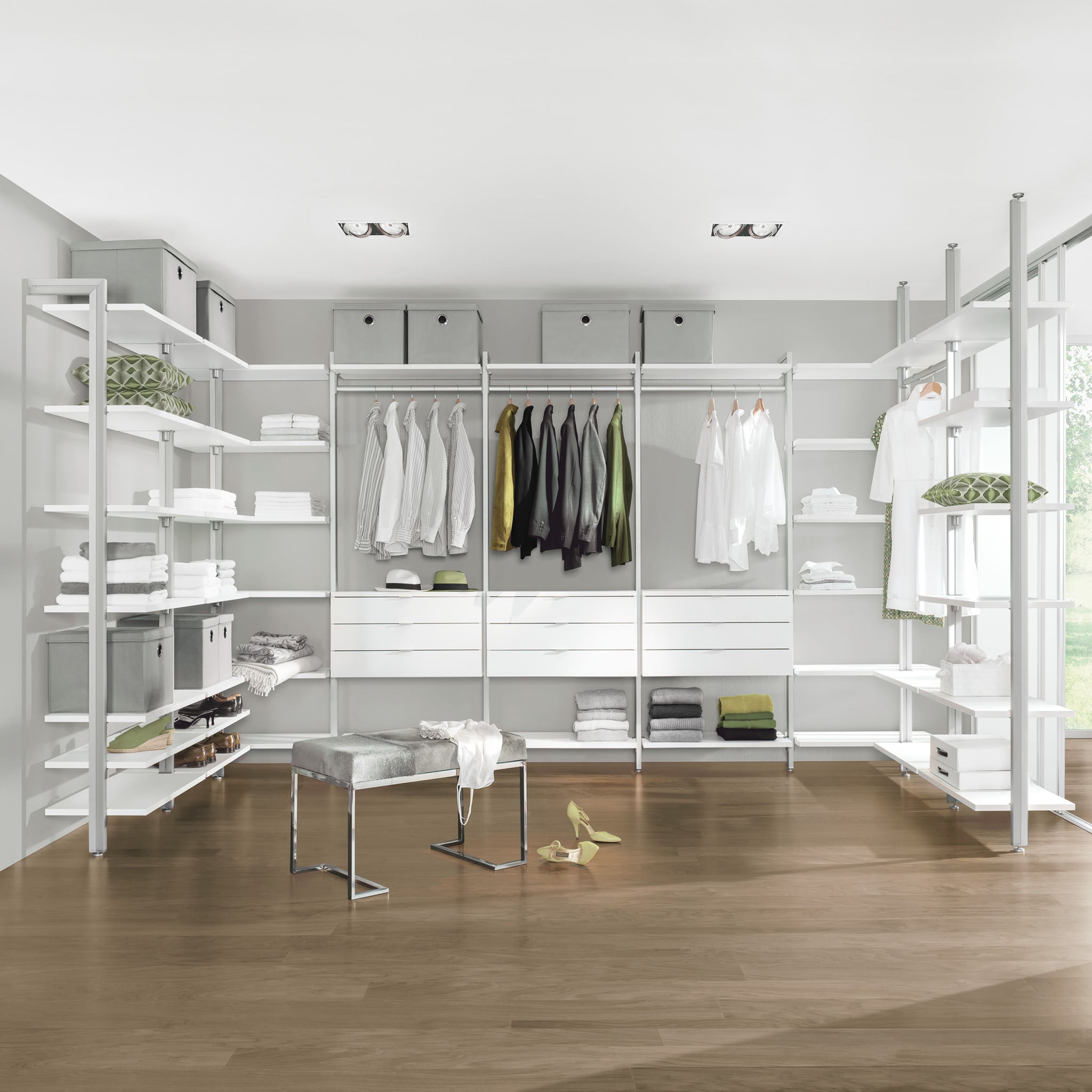 Modular closet system discount