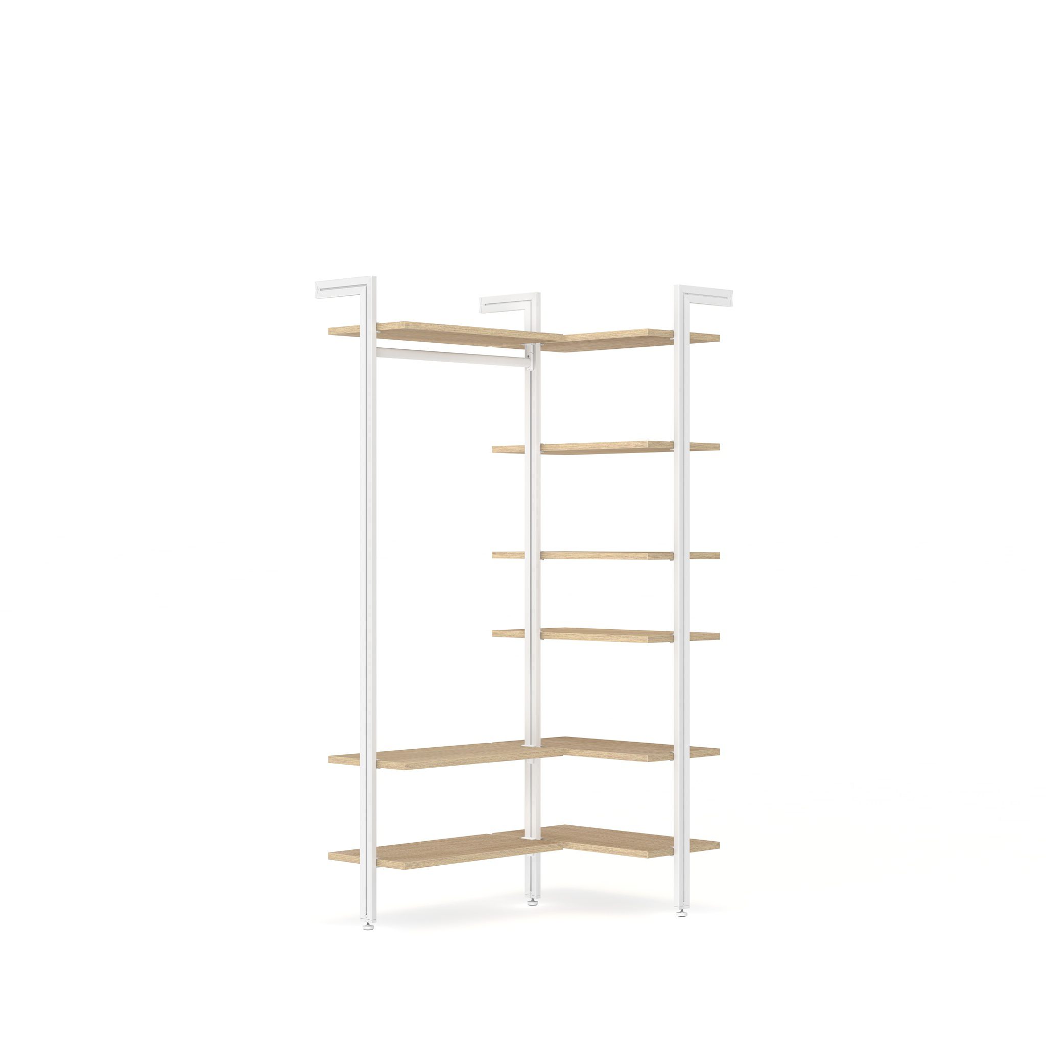 Choco closet◎　1120 Cimly Set of 2 Freestanding Closet System with Shoe Racks