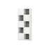 BOON Cube Storage Shelf Square 2x5 Accessorized