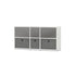 BOON Cube Storage Shelf Combo 1/2x2 Accessorized