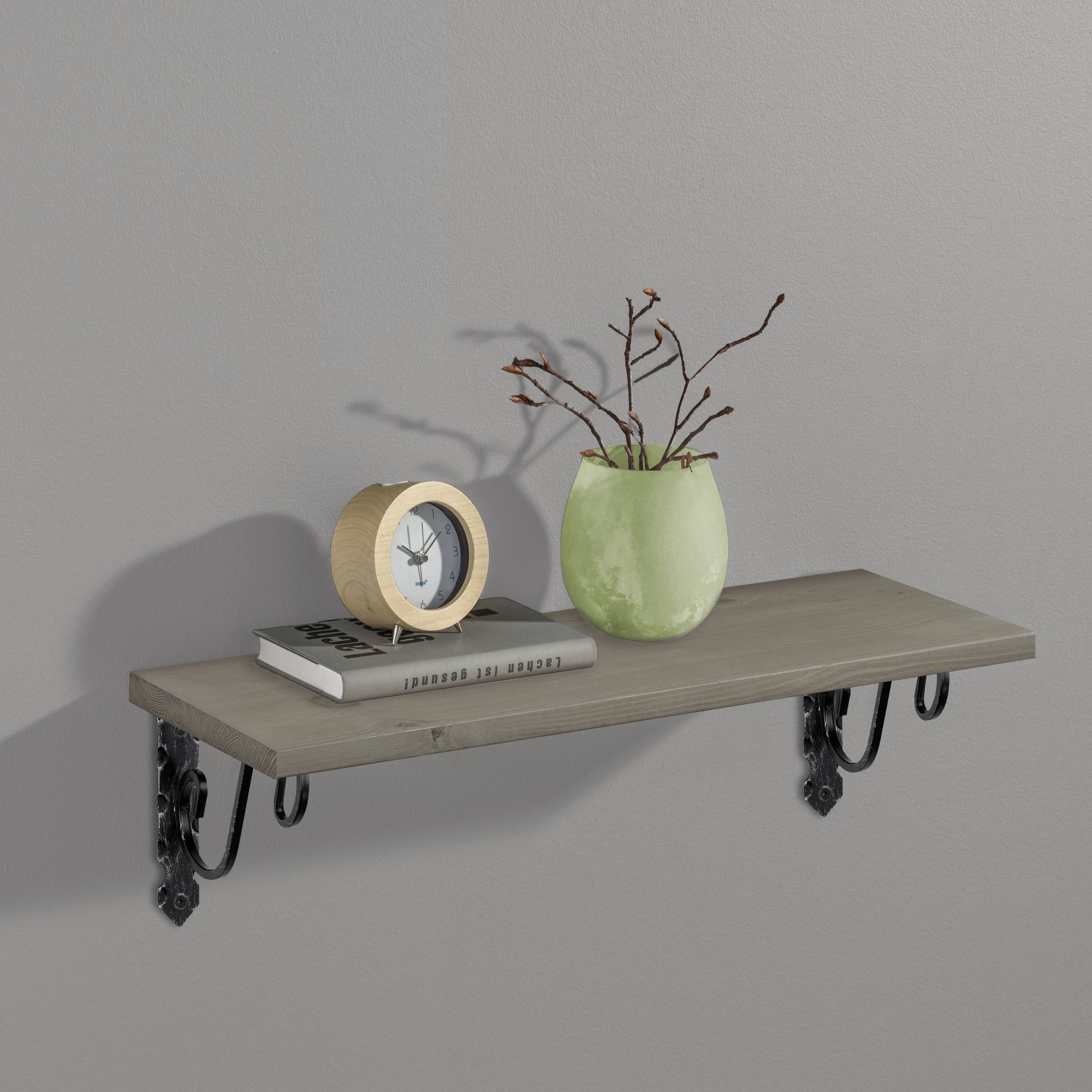 【SALE】vintage iron shelf 1180*800*310 Vintage Wrought Iron Standing Shelf | Chairish