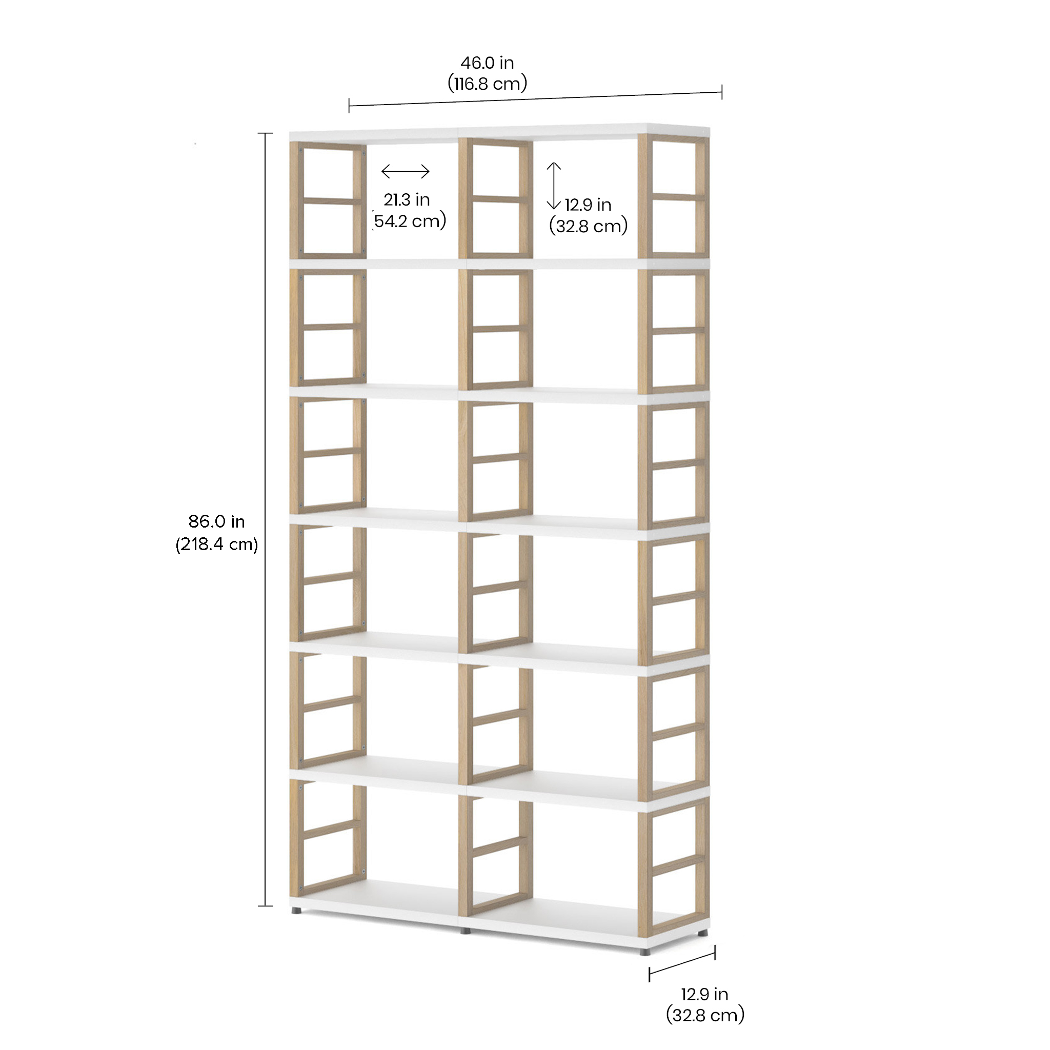 MAXX Modern Shelving Unit 2x6 – Shelf & Co.